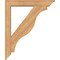 Ekena Millwork Funston Traditional Smooth Bracket w/ Offset Brace, Western Red Cedar, 5 1/2"W x 30"D x 36"H BKT0604X30X36FST01SWR - alternate 3